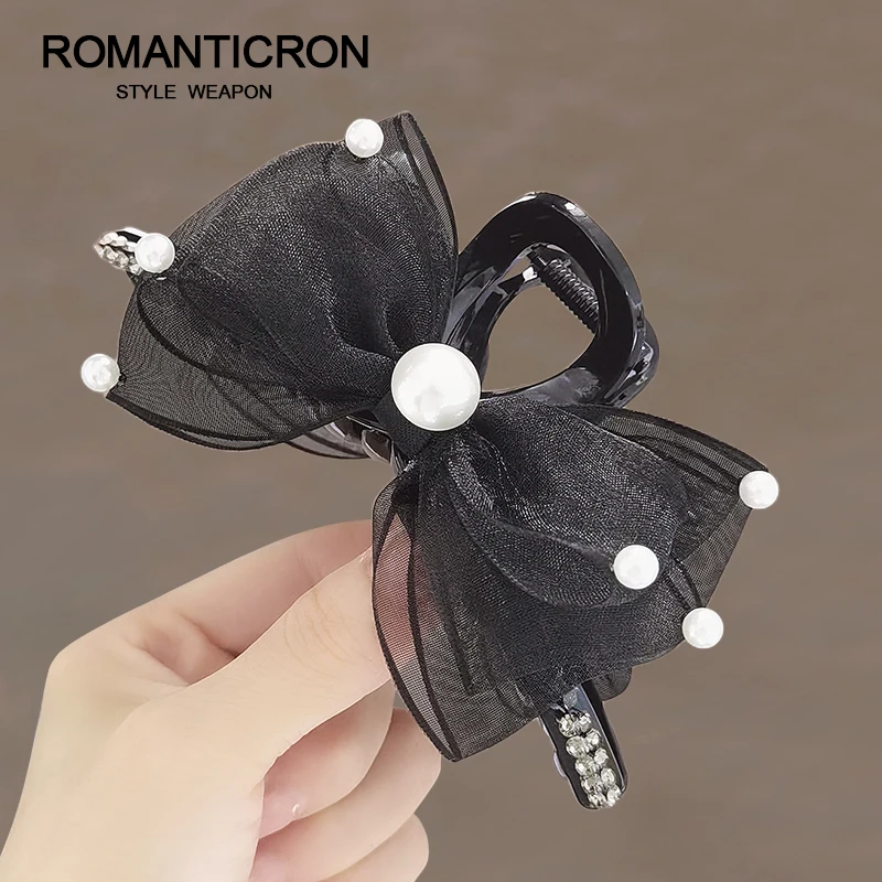 Girls Large Claw Clips Big Hair Claw Clips High Ponytail Gripper For Women Girls Hair Clips Tool Hairpins Clip Elegant Hair