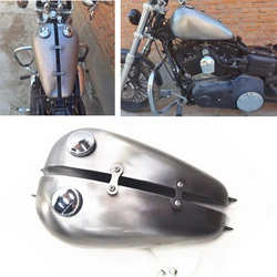 Motorcycle Petrol 14 L Fuel Tank Motorbike Box Luggage For Harley Dyna 1999 2000 2001 2002 2003