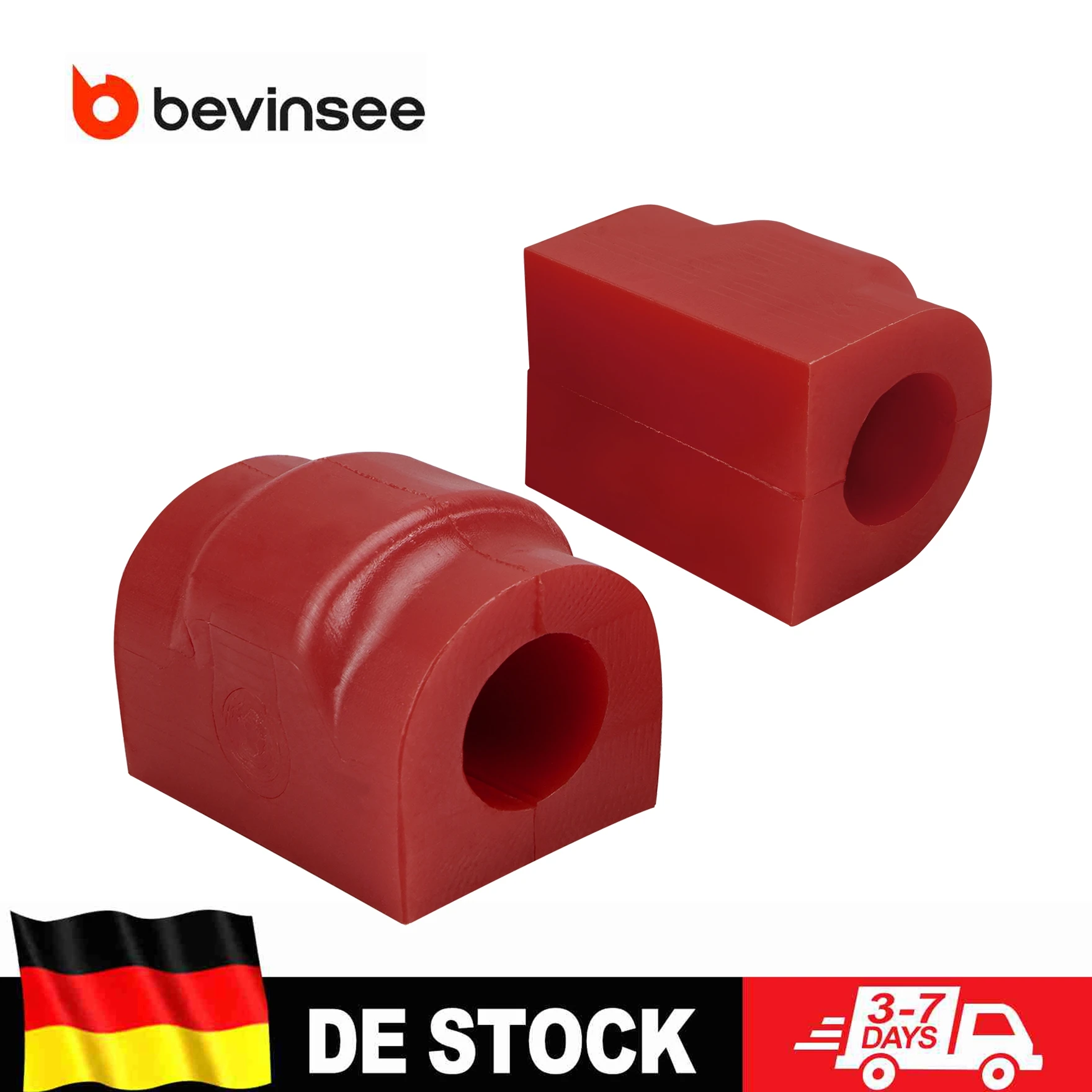 BEVINSEE Buje de Montaje de Goma para Estabilizador Trasero de 18 mm para BMW E36 1992-1999 E46 2001-2006 Z4 E85 E86 2003-2008