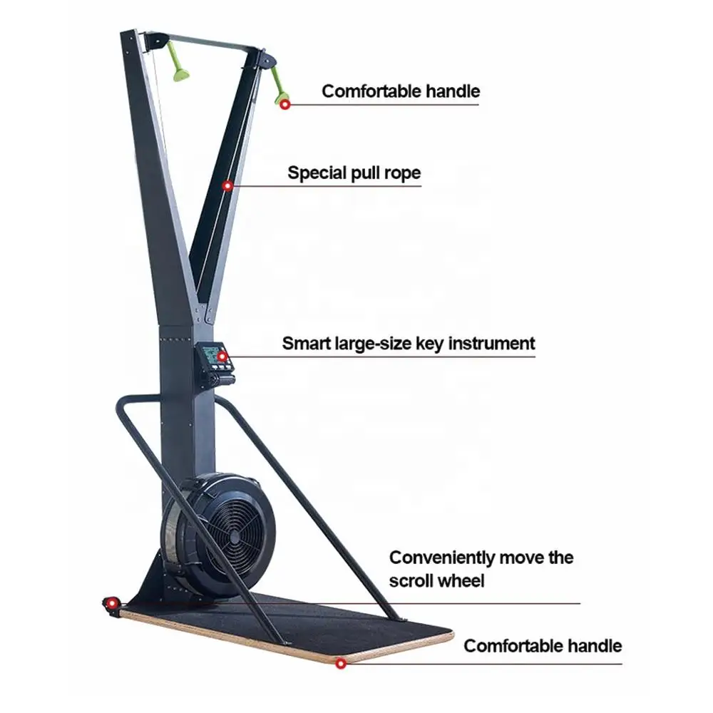 공장 가격 상업용 스포츠 피트니스 장비 다기능 트레이너 스키 머신 전문 피트니스 장비 스키 트레이너