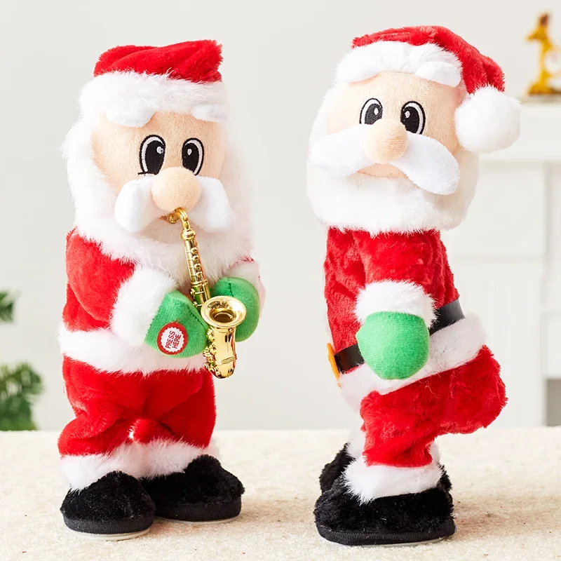 

Santa Claus, children's presents, electric dancing, singing, playing saxophone, toy Christmas decorations