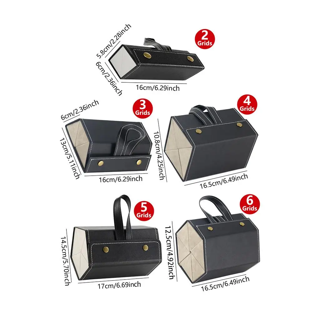 Sunglasses Organizer, 2/3/4/5/6 Slots Travel Glasses Case, Multiple Pairs Eyeglasses Storage Box, Hanging Eyewear Holder