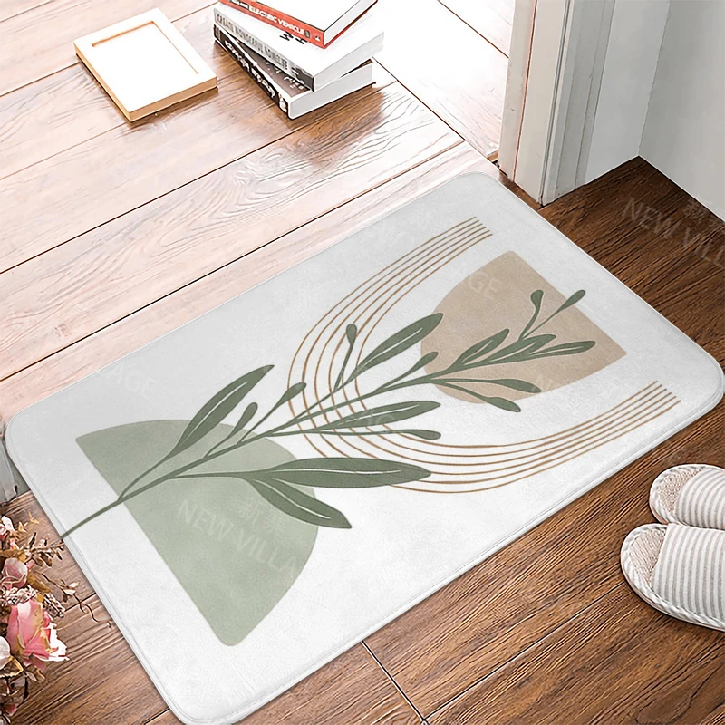 Anti-slip Bath Mat Bathroom Small Rug Shower Mat Home Decor Door Mat Kitchen mat Bedroom Entrance Room Mats boho abstract modern