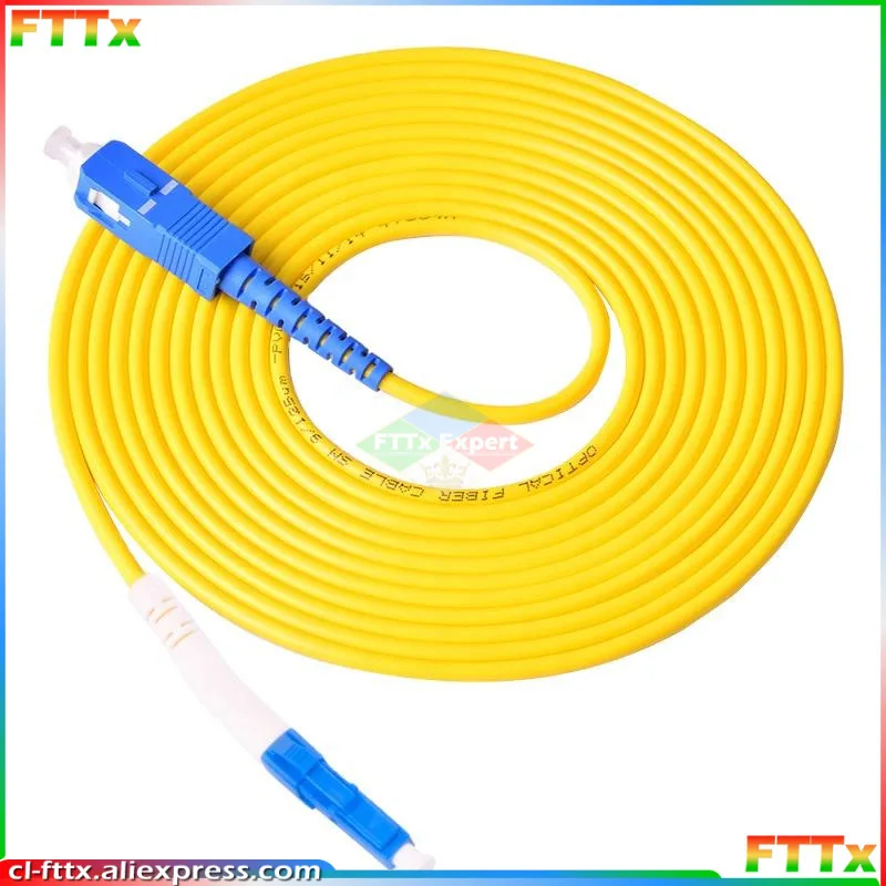 

0.5-100M SC/UPC-LC/UPC Patch Cord 3.0mm Or 2.0mm Single Mode Optical Cable SM Simplex Fiber Optic Jumper FTTH