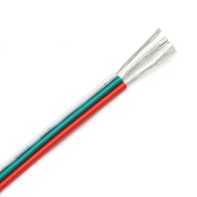 1 ~ 50 m Elektrische Draht Kabel 18/20/22AWG 2/3/4/5/6 Pins Kabel Stecker elektrische Kabel Für WS2812B RGB RGBW 5050 LED Streifen Linie