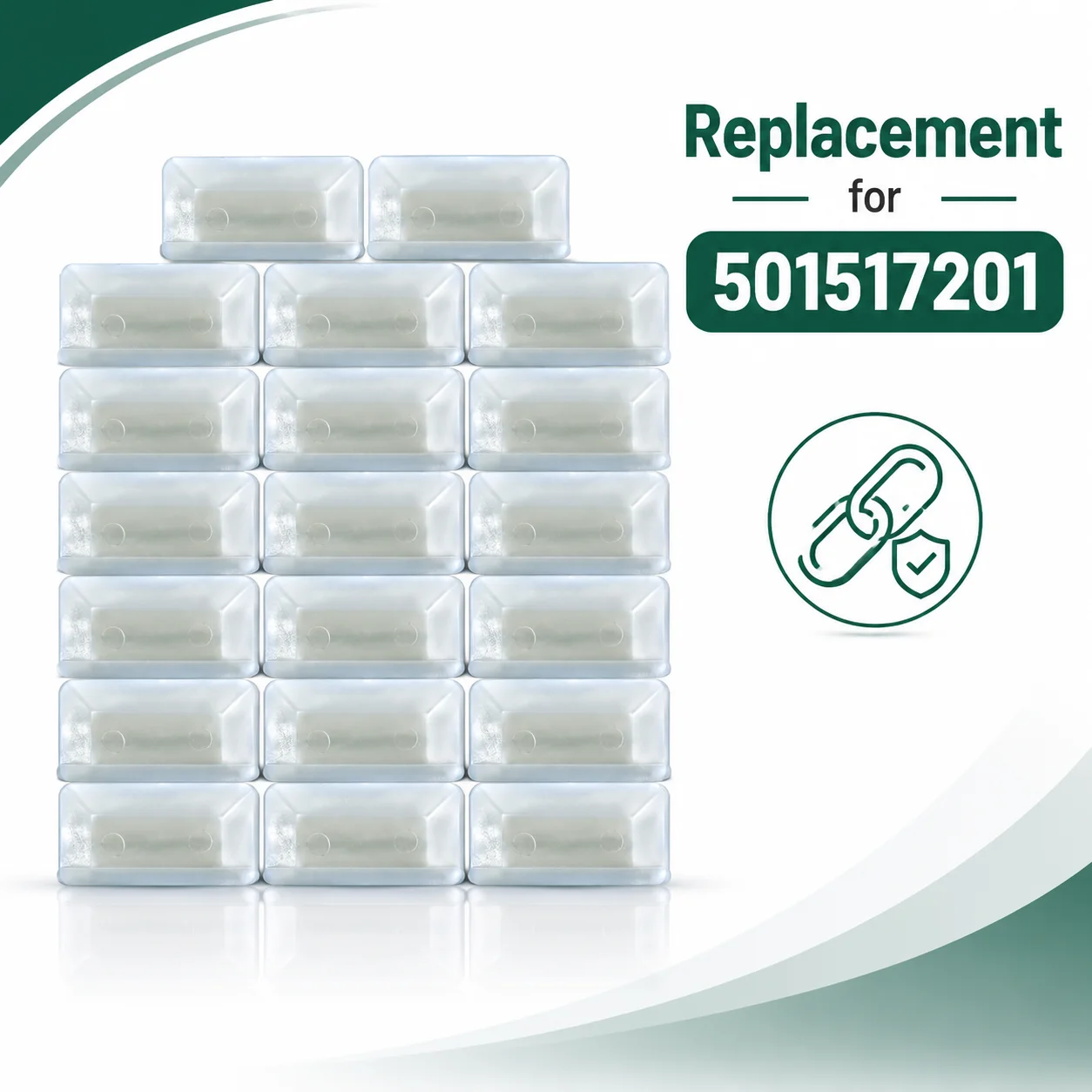20Pcs Chain Guide Bumper Strip For Husqvarna 268 272 365 371 372 254 257 261 262 266 281 288 362 394 395 & More Repl. 501517201