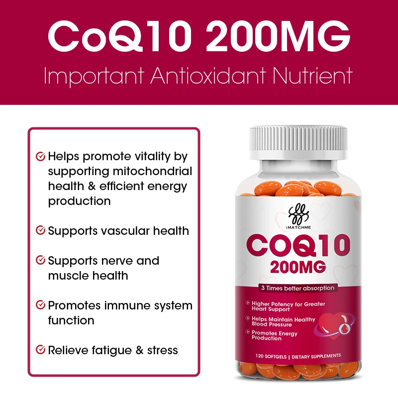 200mg Per Serving, COQ10 Supplement - Active Pyrroloquinoline Quinone, Bioavailable ZenPQQ & Mitochondrial, Non-GMO For Adult