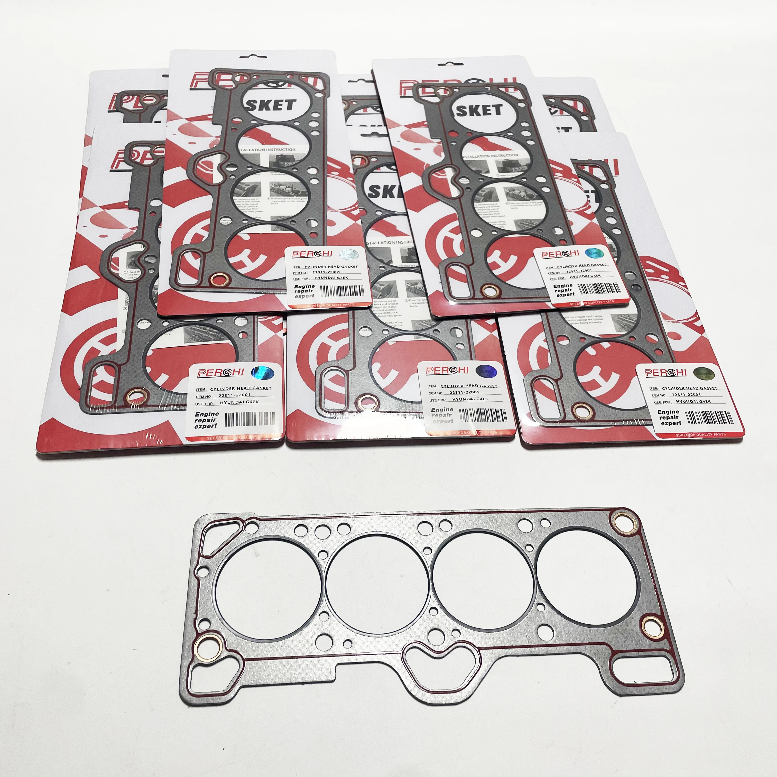 

Прокладка головки блока цилиндров двигателя G4EK для HYUNDAI ACCENT I LANTRA II S COUPE 1,5 22311-22001 22311-22120 22311-22130 50720 H40043-00