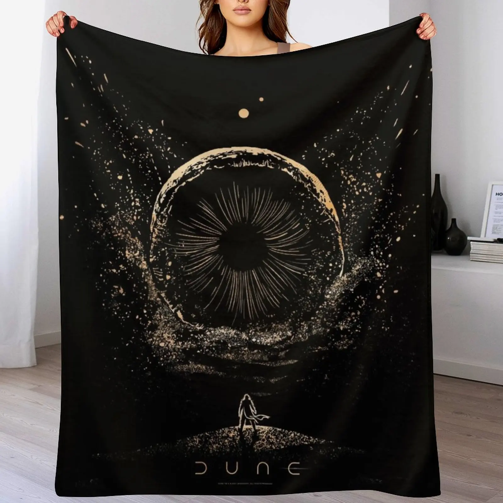 

Shai-Hulud The Sandworm Throw Blanket Warm Accent Blanket for Living Room Decoration