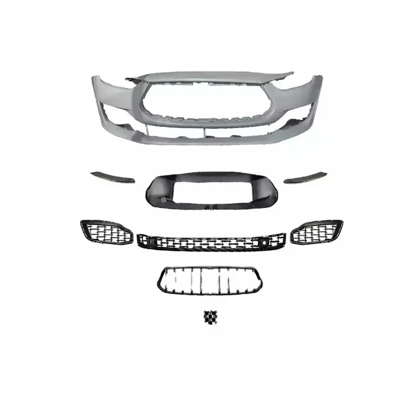 

Brand New Hot Sale Bodykit Auto Parts Front Bumper Grilles Upgrade 2021 Gt for Ghibli Wide Body Kit