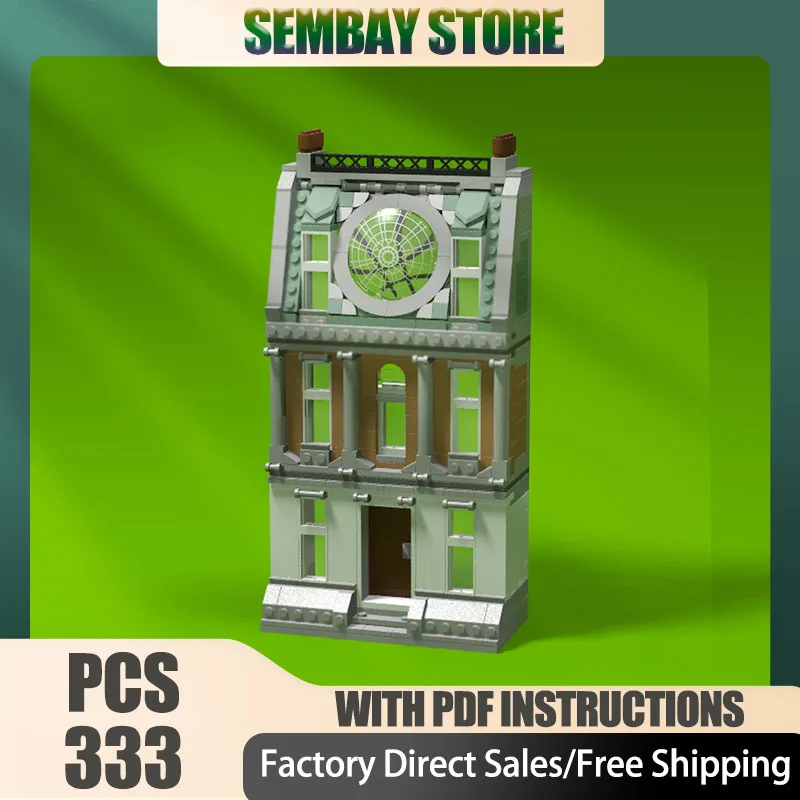 

Знаменитая сцена, модель Moc, строительные кирпичи, модульная модель Sanctum Sanctorum, технологические блоки, рождественские игрушки «сделай сам», строительный набор, подарок