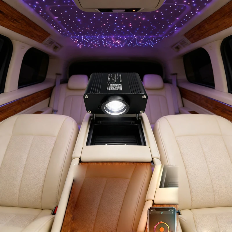 Twinkle Fiber Star ceiling kit Bluetooth Optical fiber lamp  APP Smart Control Starry Car LED Light Kid Room Ceiling Sky new hot