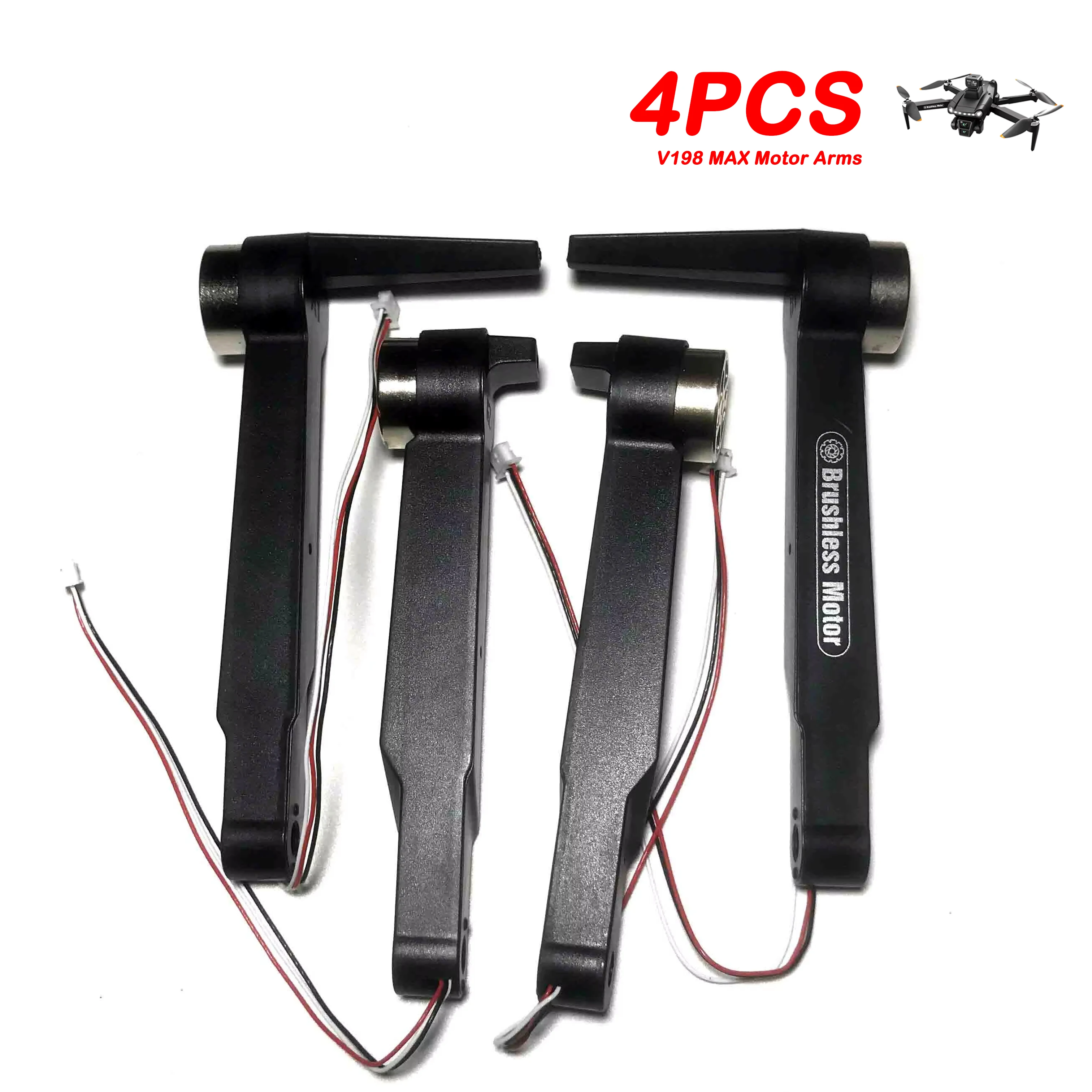 

4PCS Arms Set Front Rear Motor Arm for V198 MAX Drone Quadcopter V198MAX Motor Arm A1 B1 A2 B2 Arms Accessories