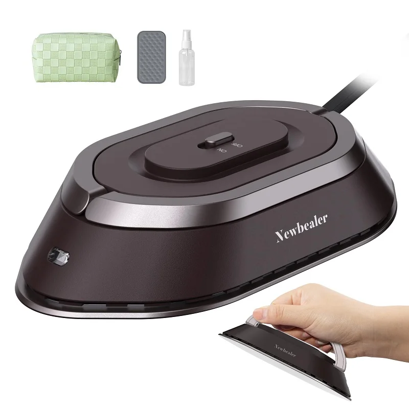 Plancha de Viaje Portátil con Precalentamiento en 30s, Voltaje 110-220V para Viajes y Uso en Exteriores