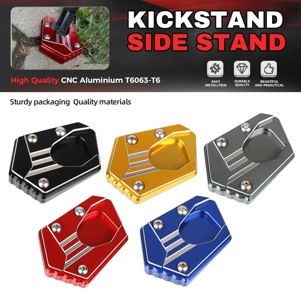 

FOR HONDA CB500X CB500F CBR500R CBR650R CB650R CB125R CB300R CB400X Motorcycle Aluminum Kickstand Foot Side Stand Enlarger Pad