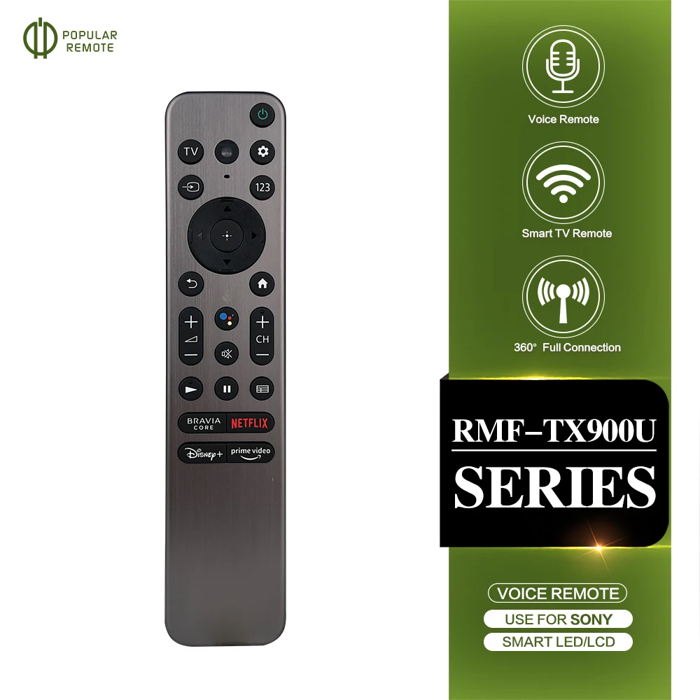 

Backlight RMF-TX900U Voice Remote Control Compatible with Sony 4Κ 8K HD TV with Backlit Voice Function