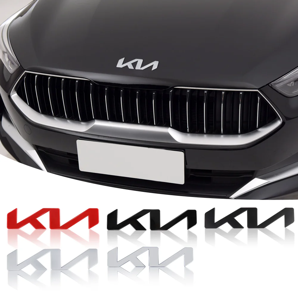 Emblema 3D ABS para Capô de Carro, Adesivos Decorativos para KIA K5 K9 Picanto Ceed Sportage Carnival Stinger Forte Niro