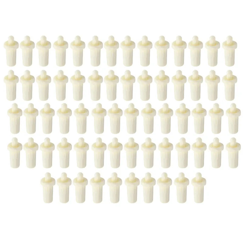 80pcs Partition Pins for Lily Window Blind Rails and Cabinet Door Linkages Constructed from Industrial-Grade PP and Iron Core