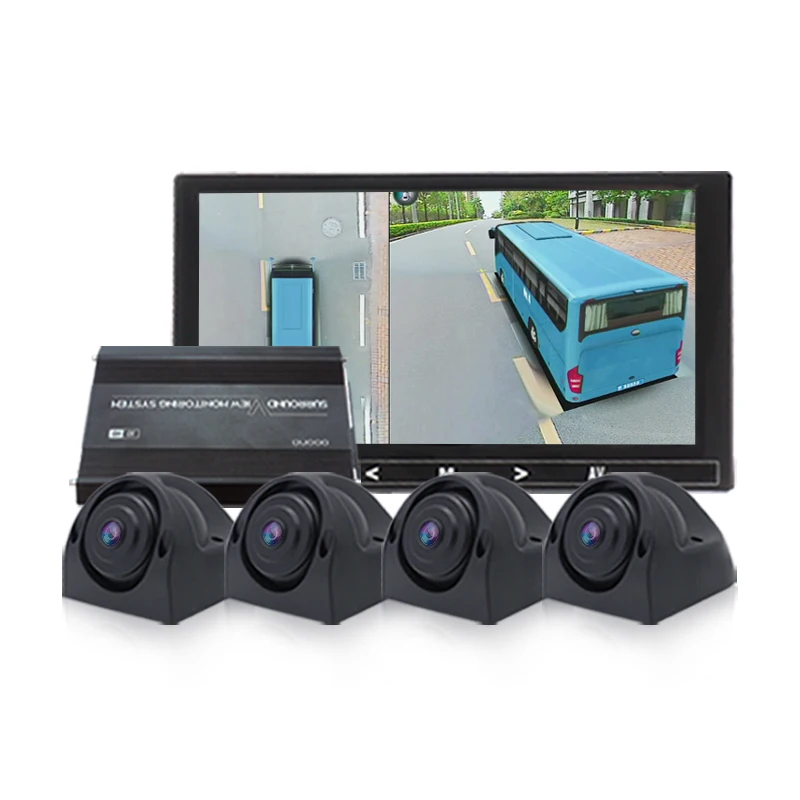 2026 360 Heavy-Surrounding Vision Camera System with AHD Camera Design Optional AI Pedestrian Detection for Trucks Bus Vehi