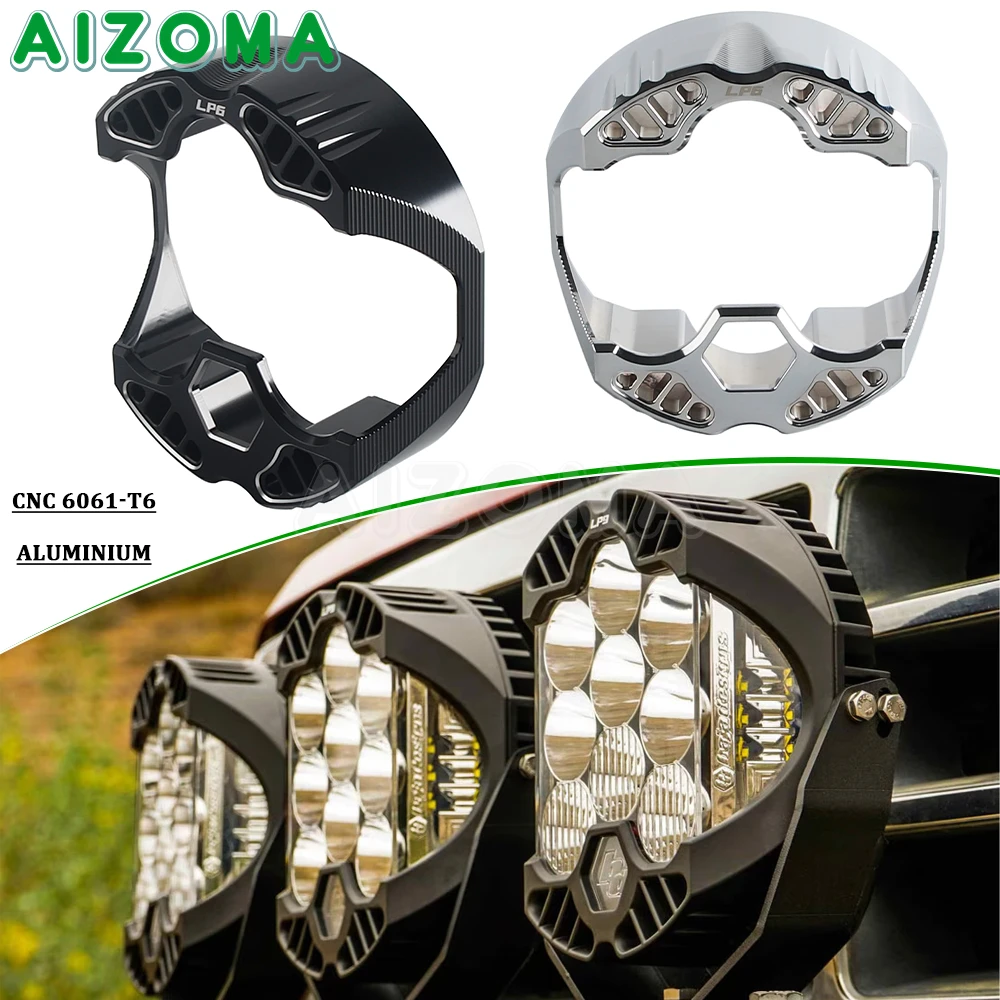 LED Headlight Shell For Harley Softail Sportster Touring ATV UTV SUV Headlamp Mounting Housing For Baja Design LP6 Pro LED Light