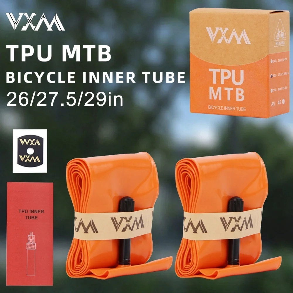 

4 PCS Mountain Bike Inner Tube 26/27.5/29 in Super Lightweight Wear Schrader Valve Resistant High Elasticity Inner Accessories