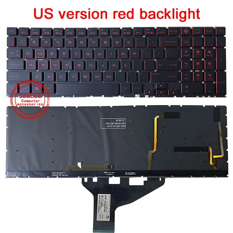 RGB Backlit Laptop Keyboard For HP OMEN 15-DC 15T-DC 15-DH TPN-Q211 C143