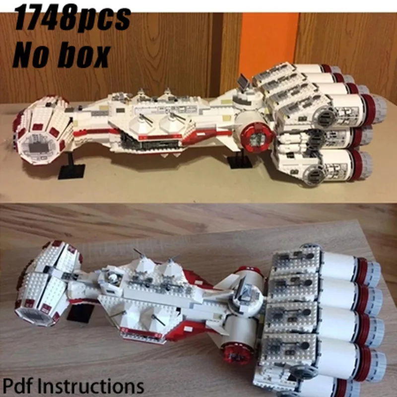 Star 1748Pcs Series Wars The Tantive IV Rebel Blockade Runner Set Building Blcoks Bricks DIY Toys