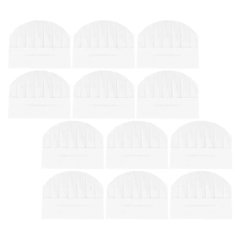 12Pcs Paper Chef Hats Lightweight Disposable Cooking Caps Role Play Kitchen Uniform White Hats for Chef Hat
