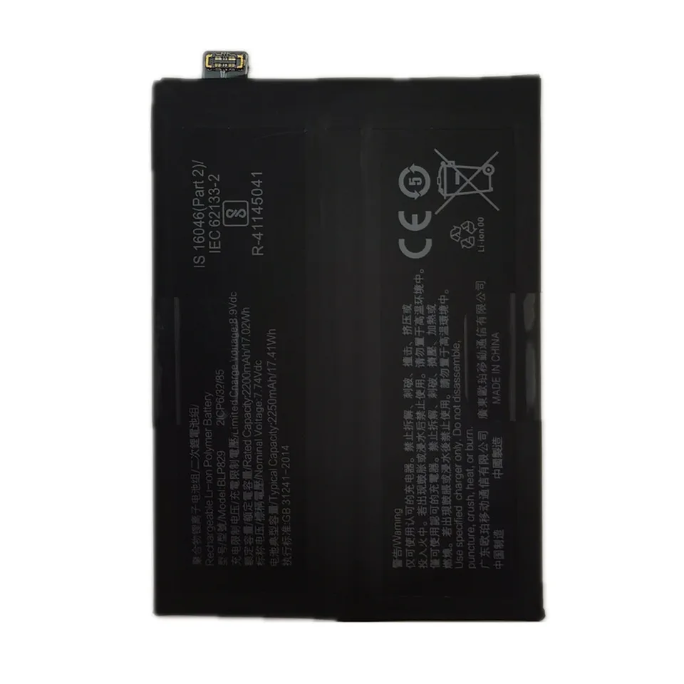 Batería BLP829 original de repuesto para OnePlus 9, 4500mAh de alta capacidad 2
