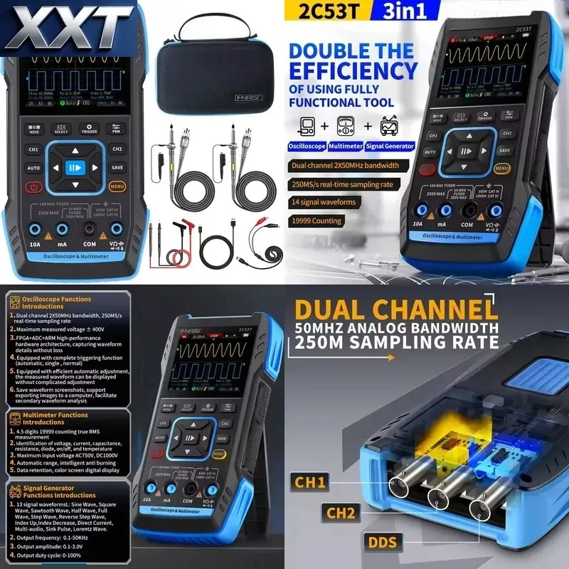 XXT 2C53T Upgrade 2pcs 10X Pro - Multimeter Digital ulasan dan harga