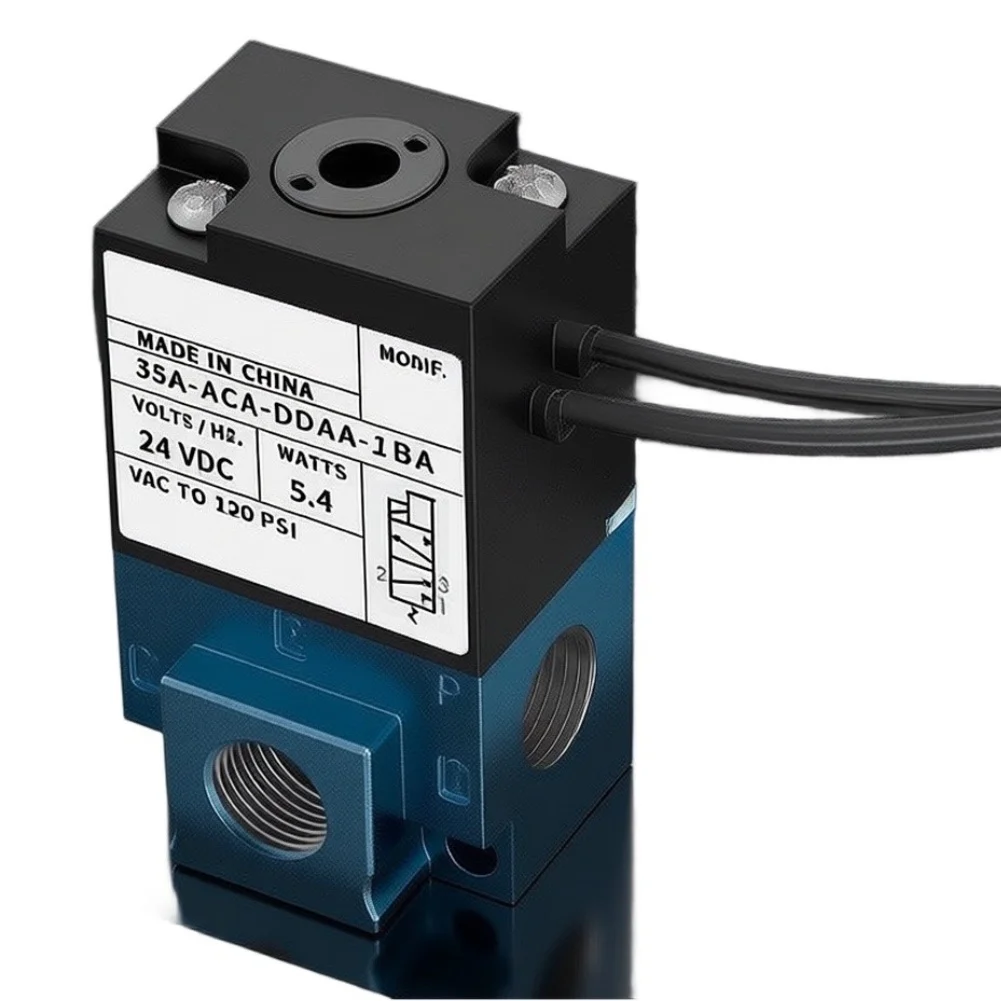 1/8in BSPP Pneumatic Solenoid Valve DC 24V Designed for Precise Industrial For Automation with Balanced Valve Performance