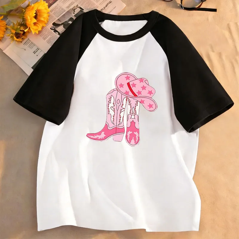 Fashion Shoes Design Printed Streetwear Harajuku Summer Style Funny Cute Girl Tops Boy Tshirt Street Kid T Shirt Short Sleeve
