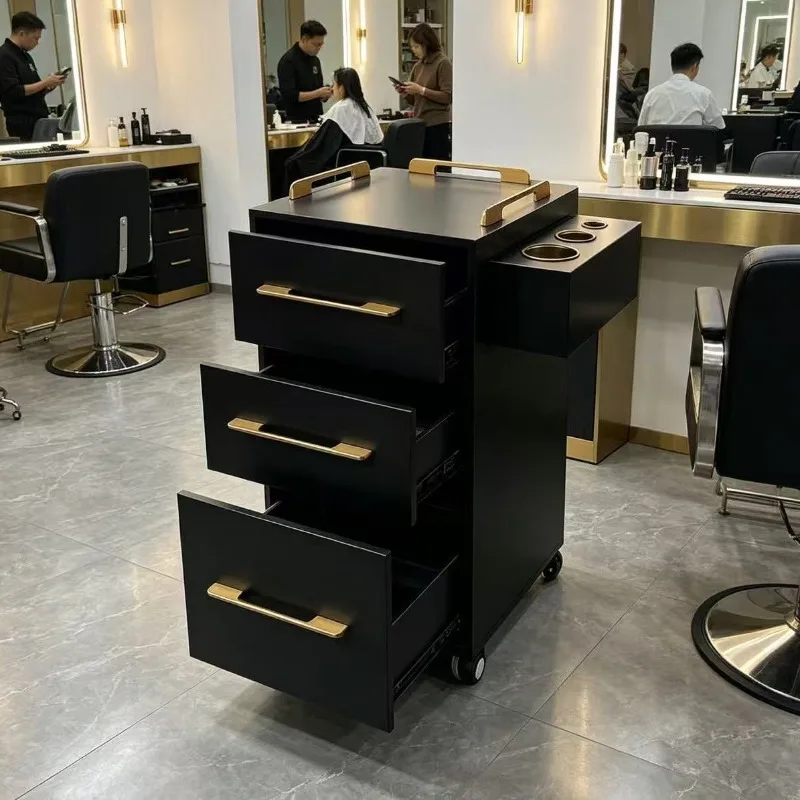 Barber shop tool cabinet hair salon special rack hair shop perm and dyeing cart tool cart hair cutting small cabinet wholesale