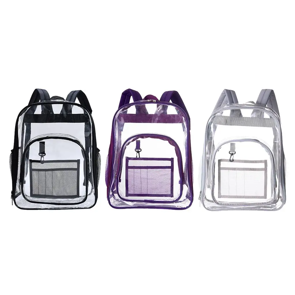 

Clear Backpack Durable Transparent Bag for Adults Stadium College