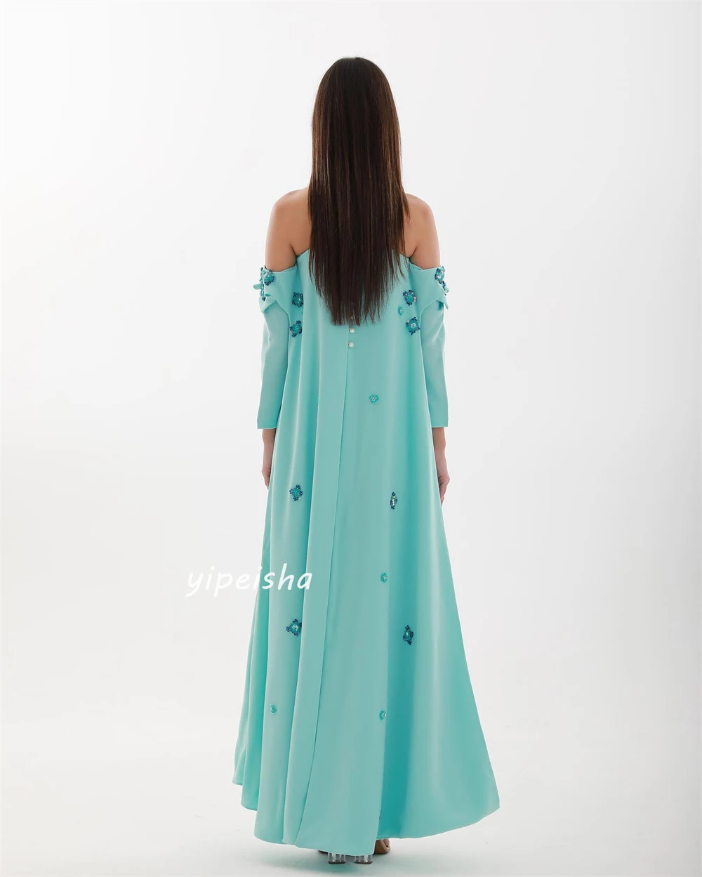 Robe de Quinceanera à épaules dénudées, maillot personnalisé, perles, drapé, plissé, robes mi-longues, occasion sur mesure