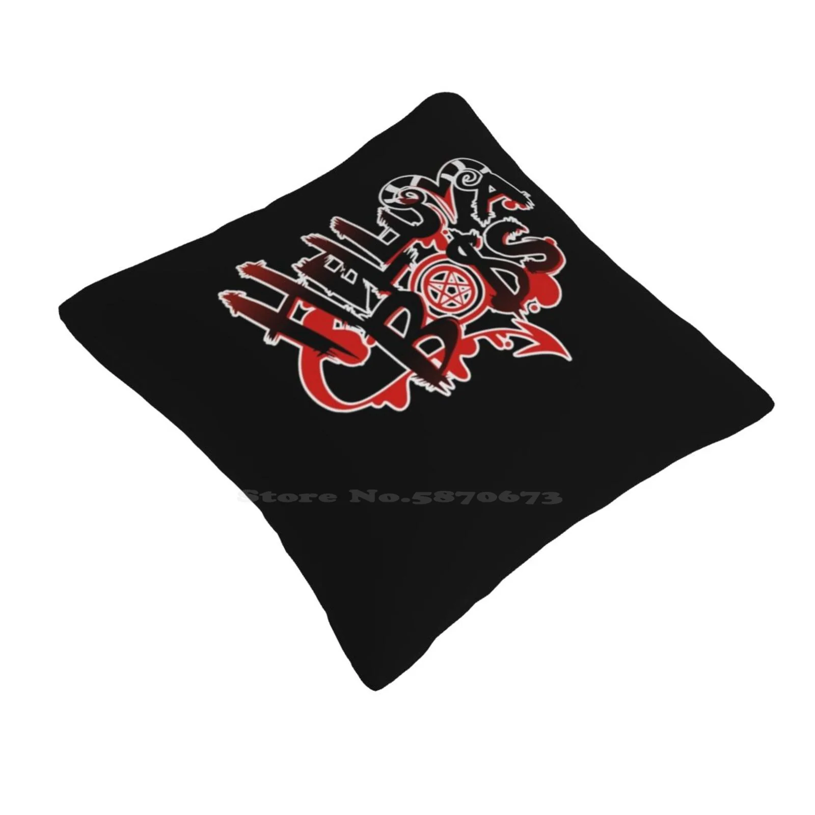 Blitzo Funny Cute Decor Square Pillowcase Helluva Boss Vivziepop Imp Millie Moxxie Blitzo Demon Cartoon