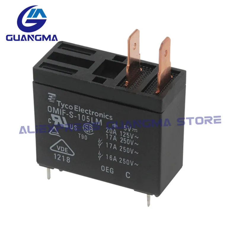 Imagem -04 - Omif-s 112 124lm 12v 24vdc 17a 4pin Adequado para ar Condicionado Aquecedor de Água Omif-s112lm Omif-s 124lm Dc12v 24v 20 Pcs