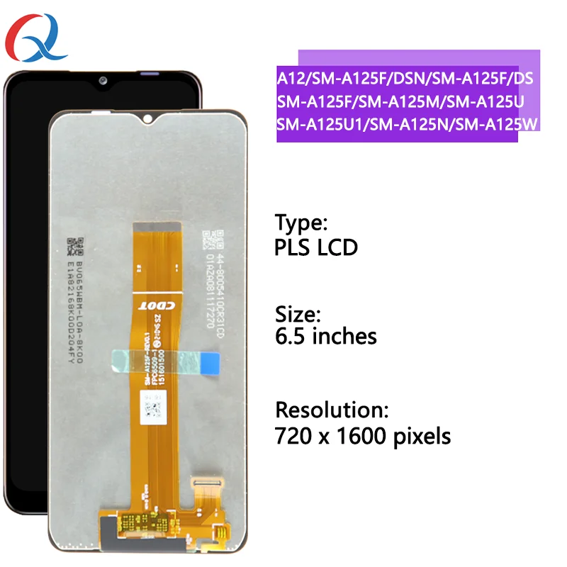 pantalla for samsung galaxy a12 lcd Touch Screen a125f screen replacement Mobile Phone Lcds for Samsung A12 displa