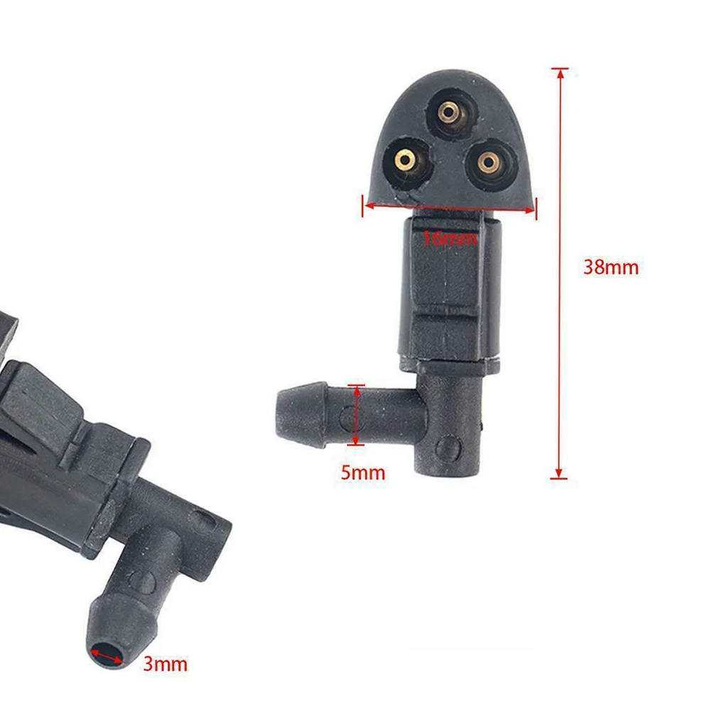 

Two Pack Front Windshield Washer Nozzles 94556605 Compatible with For Chevrolet For Cruze 2009 2014 Replacement Nozzle