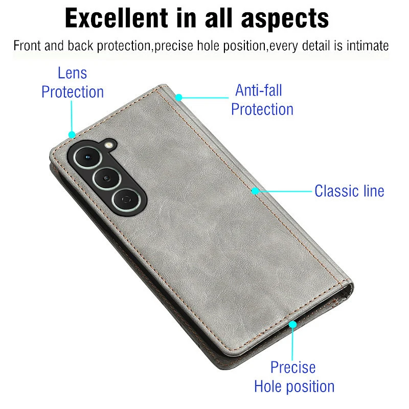 Pulsante magnetico Flip Case Per Tecno Spark 40 20C 30C 30 10 20 10C 9 8C 8 7 Pro Plus GO 1 1S 2 2023 2024 2022 2021 2020 Borsa di copertura