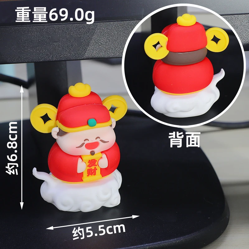 Chinese Deity Figurines Desk Organizer Creative Car Interior Zen