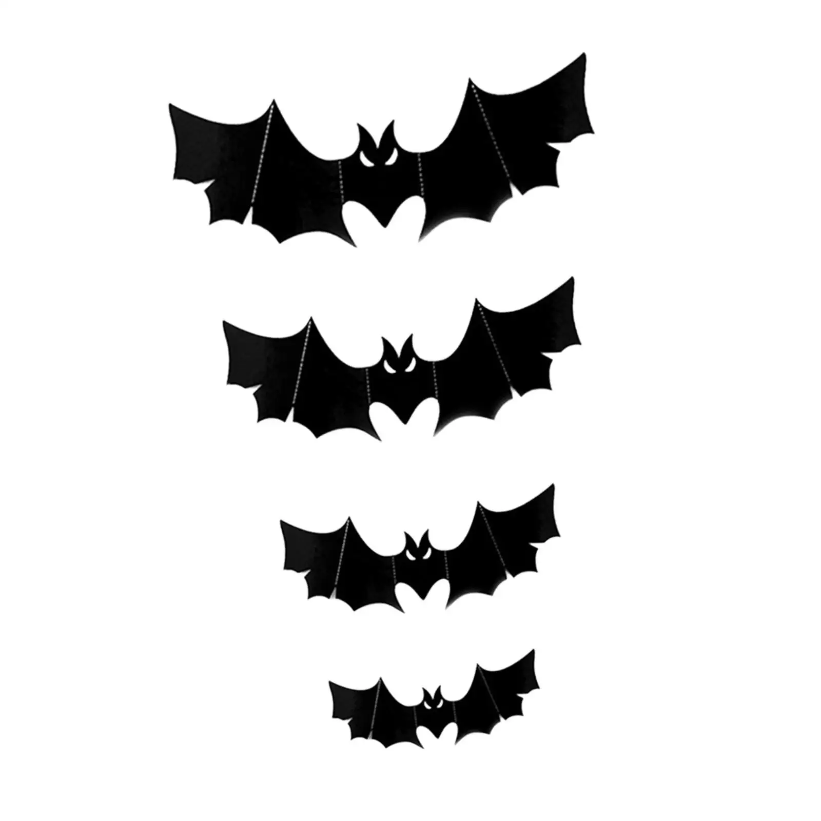 Halloween 3D Bat Wall Stickers Scary for Farmhouse Apartment Living Room