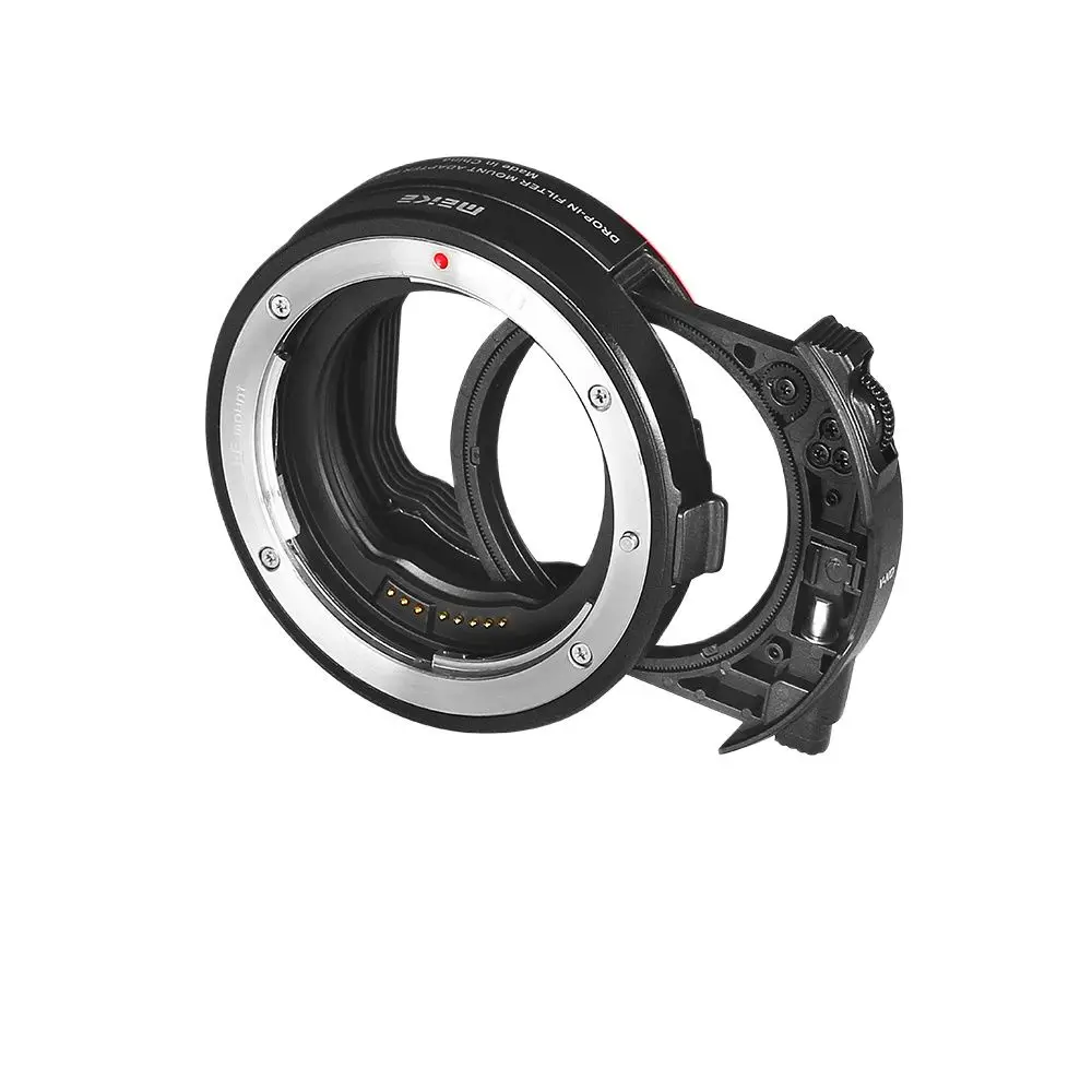 Meke Meike MK EFTR C 드롭인 필터 마운트 어댑터, 캐논 EF/EFS to EOSR, 가변 ND BM CPL VND 필터 포함