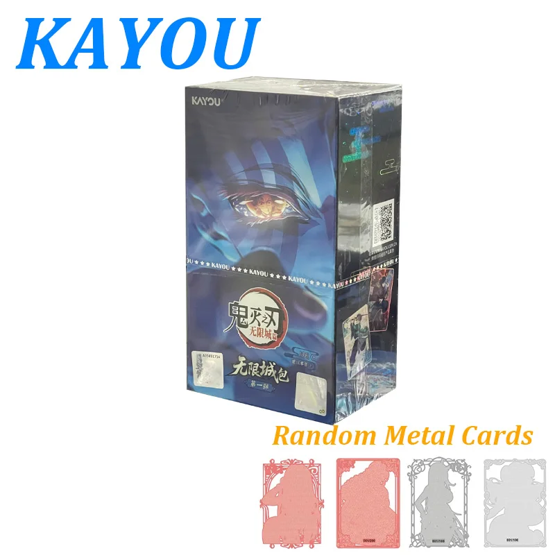 Wholesale KAYOU Official Demon Slayer Kimetsu no Yaiba Infinity Castle Booster Box Authentic Anime Collectible Trading Cards