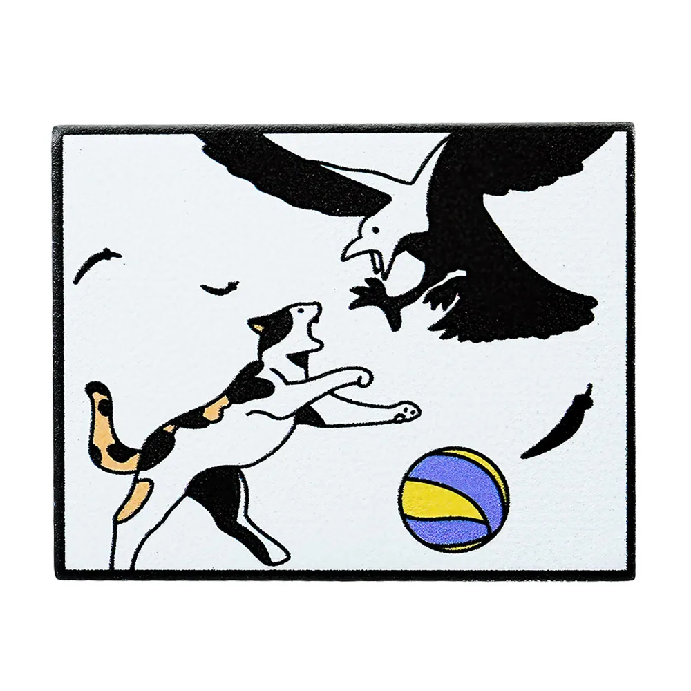 

Haikyuu Peripheral Badge Destined Rivals Karasuno And Nekoma In An Epic Showdown Volleyball Enamel Pin Fans Gift Collect Souveni