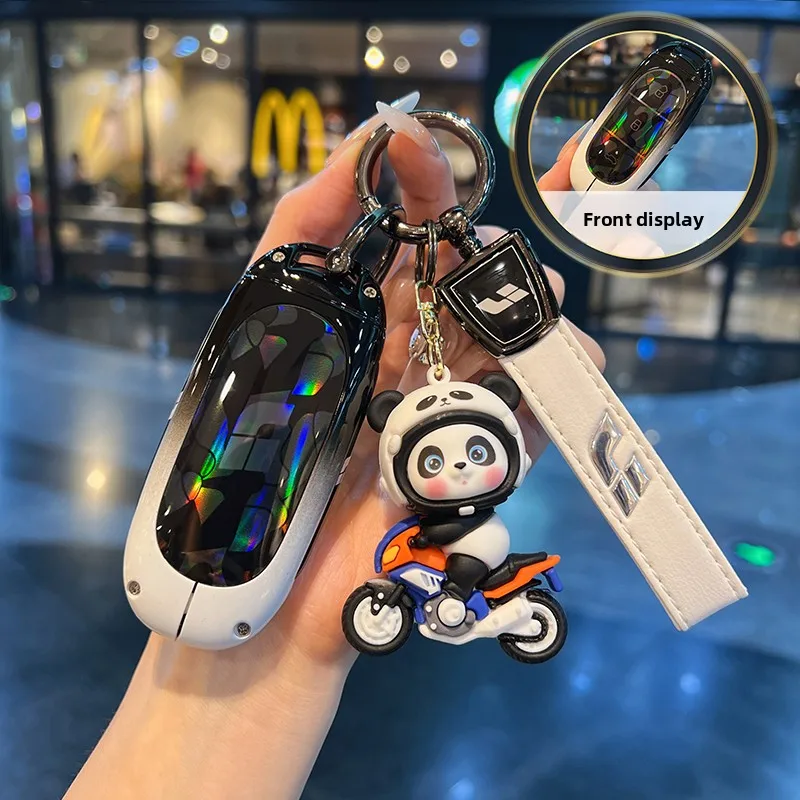

Car Key Case Cover Fob for LEADING IDEAL Lixiang L6 L7 L8 L9 ONE 2022 2023 2024 Li Auto Key Case Shell PU Keychian Accessories