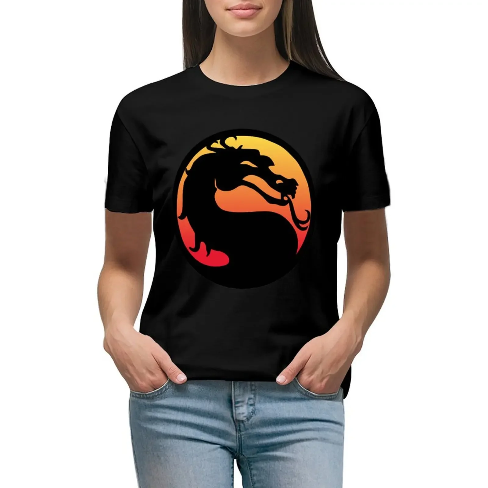 

BEST TO BUY - Mortal Kombat Logo Trending Tshirt Gift shirt T-Shirt blacks quick drying black t shirts for Women