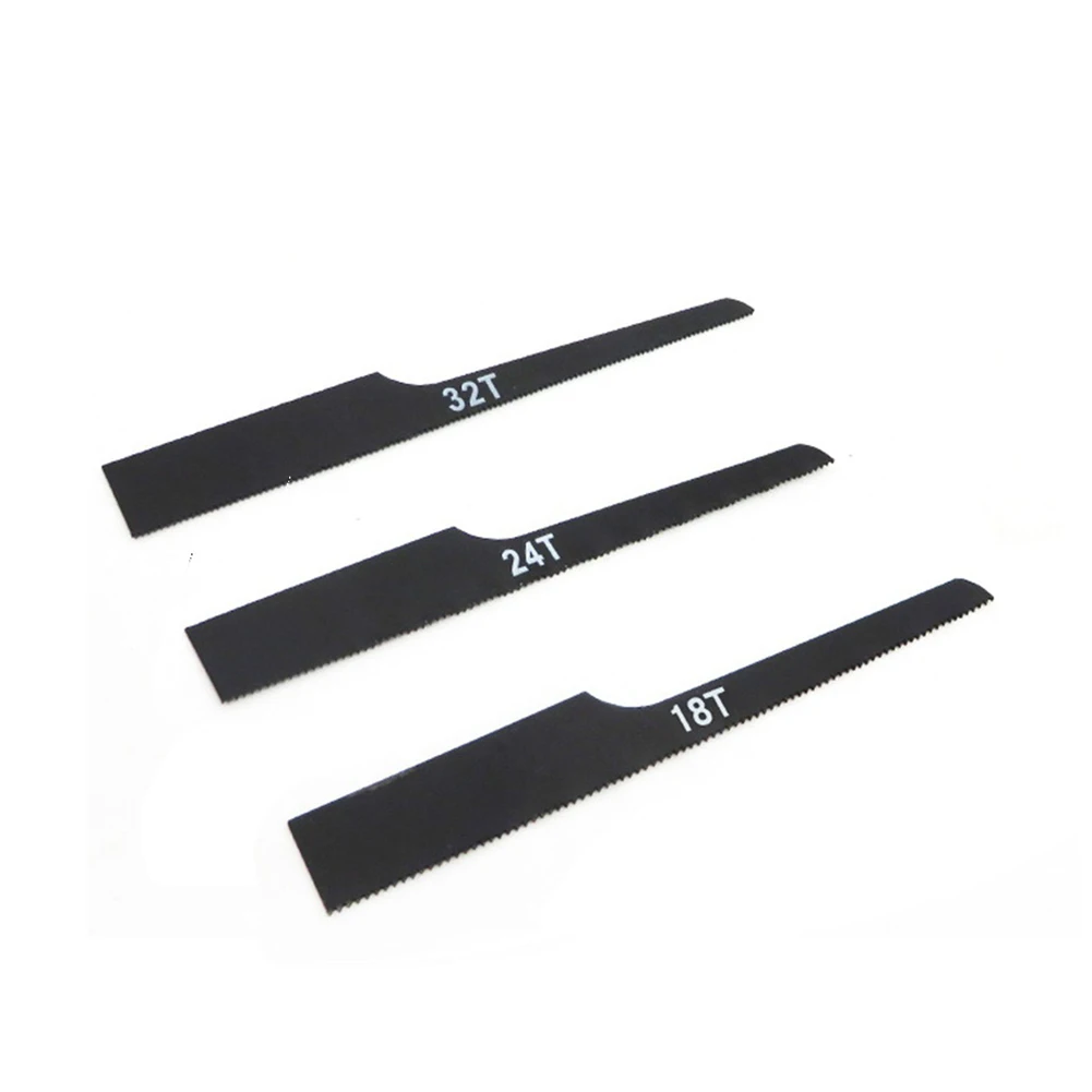공압 톱 블레이드 32T 공기 톱 블레이드 블랙 미니 공압 톱 블레이드 18T 파일 톱 도구 공압 3pcs 실용