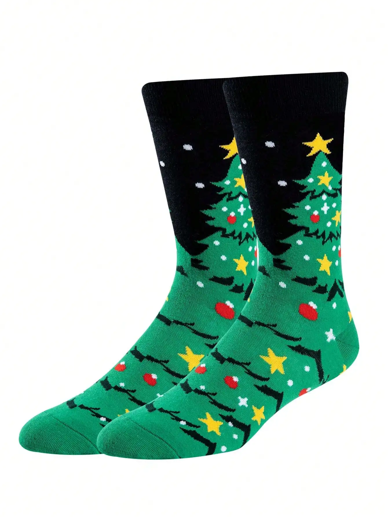 3 Pairs Christmas Fun Socks Multi-Pack. Cat, Penguin, Reindeer, Xmas Tree. Unisex. For Daily Wear