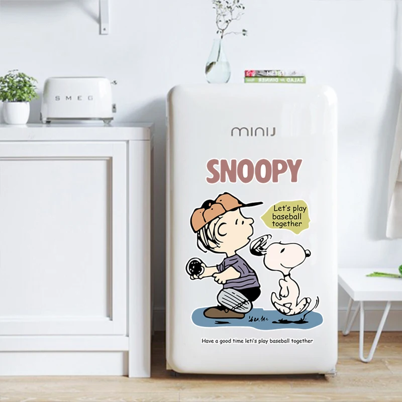 Cartoon Anime Snoopy Kitchen Refrigerator Decorative Stickers Kawaii Creative Self-Adhesive Waterproof Removable Stickers